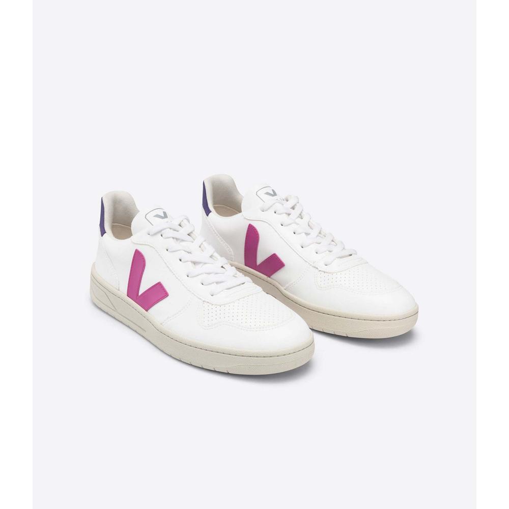 Veja V-10 CWL Joggesko Dame White/Purple | NO 655ILH